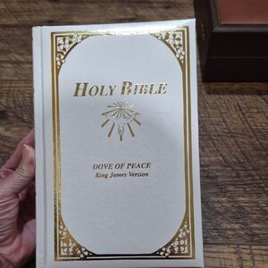 New Holy Bible - Dove Of Peace King James Version Tribute In Remberence Of Gift